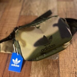 adidas Originals fanny pack, belt bag, camo print
